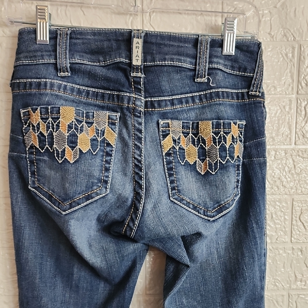 Ariat Women's Dark Blue Skinny Jeans - Picture 7 of 9
